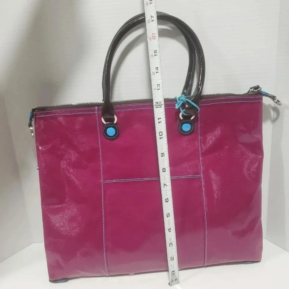 Urban Junket  Pink Coated Messenger Bag/Tote. - Picture 8 of 8